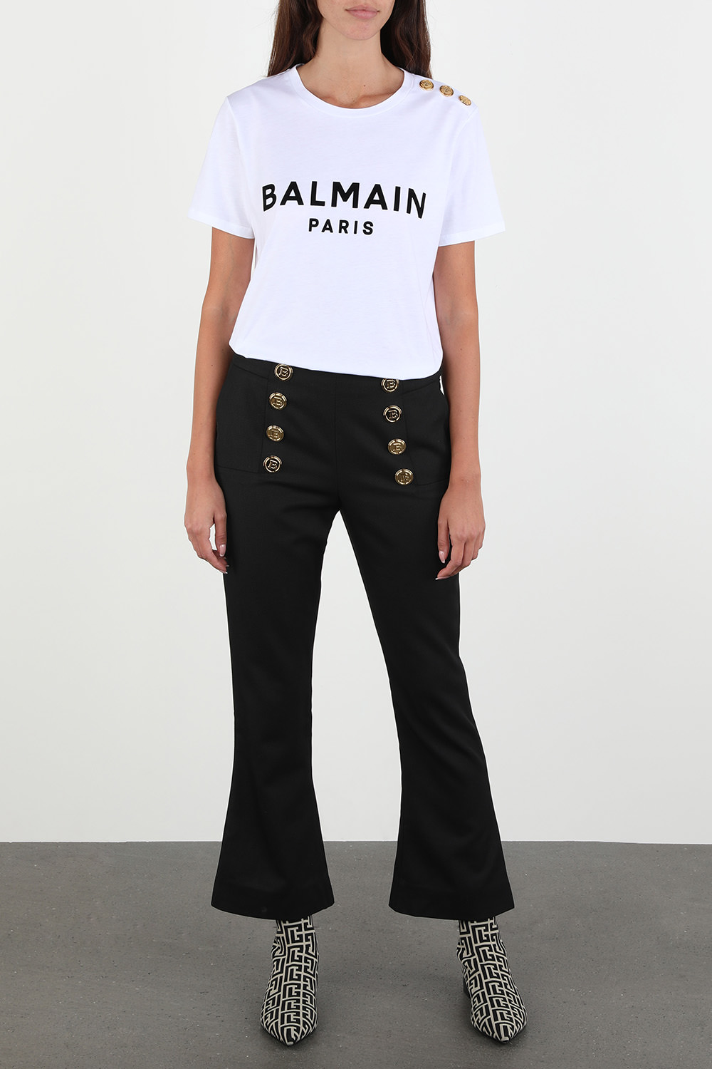 Balmain Slim Fit T-Shirt in White